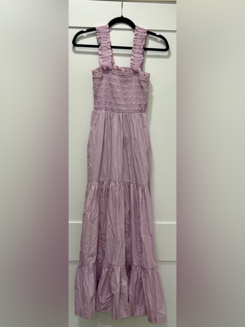 Abercrombie & Fitch Smocked Bodice Easy Maxi Dress | Size Medium - Picture 3 of 6